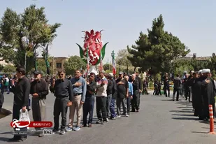 کاروان عزاداری روز شهادت امام رضا(ع) در اراک