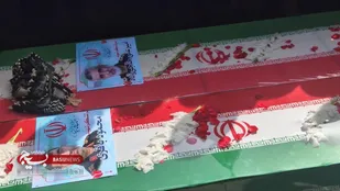 سردار شهید امیرعلی حاجی زاده در بهشت زهرا آرمید