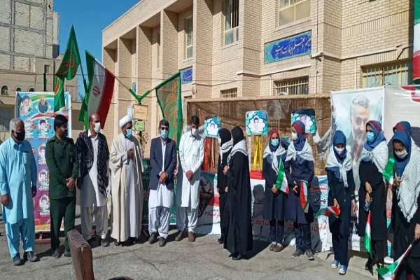 نواخته شدن زنگ استکبارستیزی در ایرانشهر