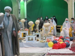 برگزاری مراسم ازدواج آسان در دهستان علی آباد تفت