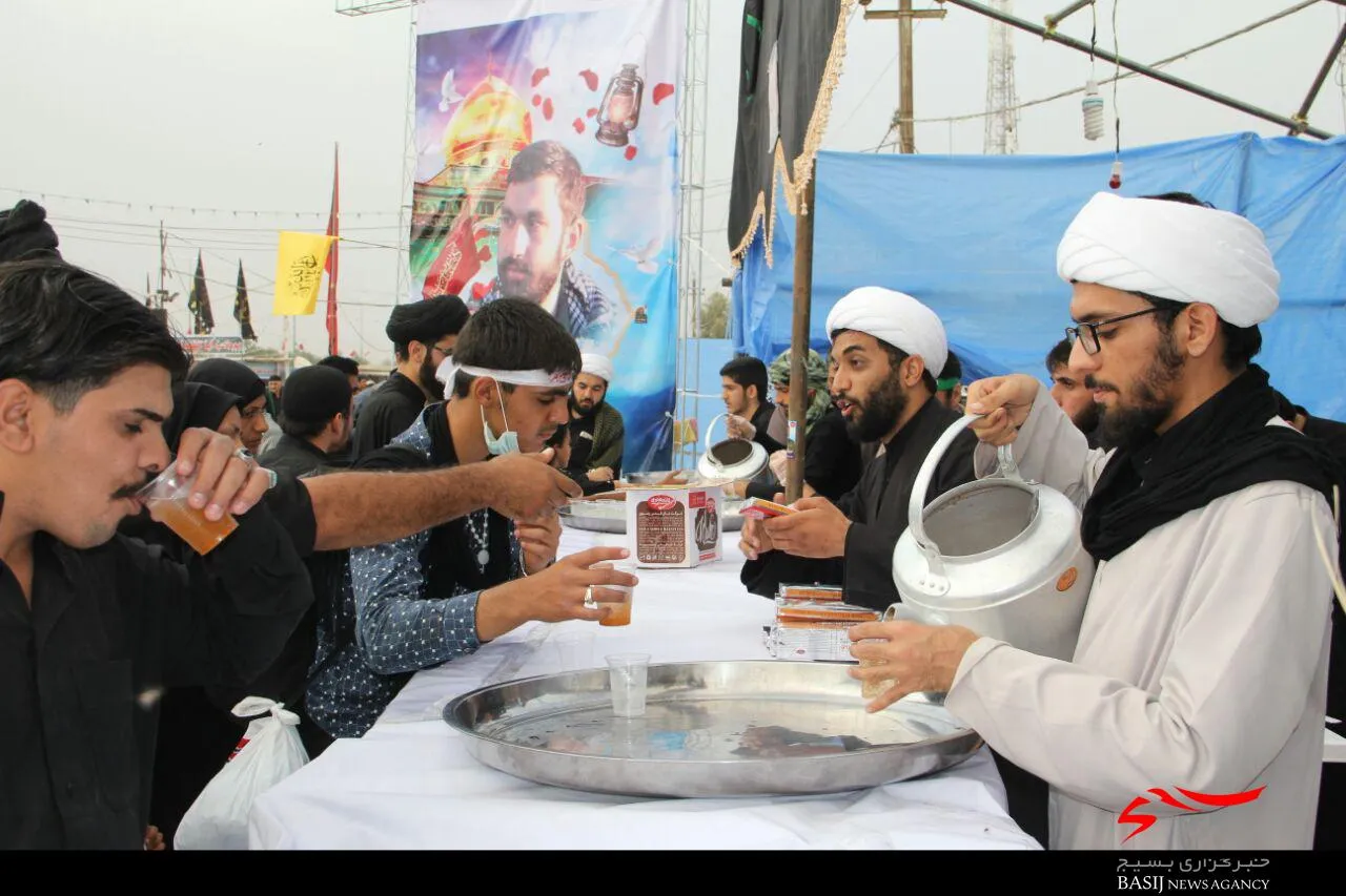برپایی موکب جم در اربعین حسینی در کربلای معلا