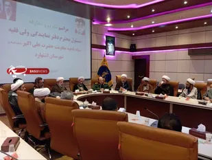 برگزاری آیین تکریم و معارفه مسئول دفتر نمایندگی ولی فقیه در ناحیه مقاومت بسیج حضرت علی اکبر (ع)