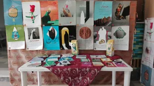 برپایی نمایشگاه عفاف و حجاب در کانون جوانان بسیج شاهرود+ تصاویر