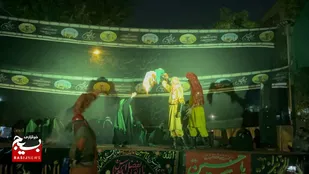 اجرای نمایش &laquo;اشک وداع، عزت و عزا&raquo; هنرمندان شاهرودی در تهران+ تصاویر