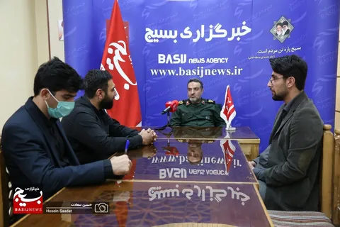 بازدید سردار محمد زهرایی مسئول سازمان بسیج سازندگی از خبرگزاری بسیج