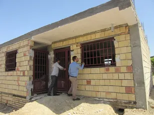 ساخت خانه عالم در روستای بازگیر