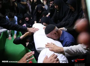 جزئیات مراسم وداع،تشییع و تدفین پیکر مطهر شهید مدافع حرم ابراهیم عشریه در مازندران