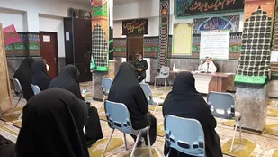 هم اندیشی رابطین نمایندگی ولی فقیه و فرماندهان حوزه ها و پایگاه های ناحیه شهر قدس