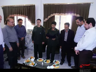 آیین تکریم و معارفه فرمانده پایگاه بسیج ادارات دانشگاه شهید رجایی کاشان برگزار شد