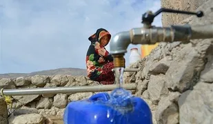 مشکل آبرسانی به ۴۵ منزل مسکونی در شهر آجین بر طرف شد