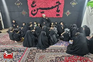 حسینیه کودکان در روستای اروانه در سرخه برپا شد