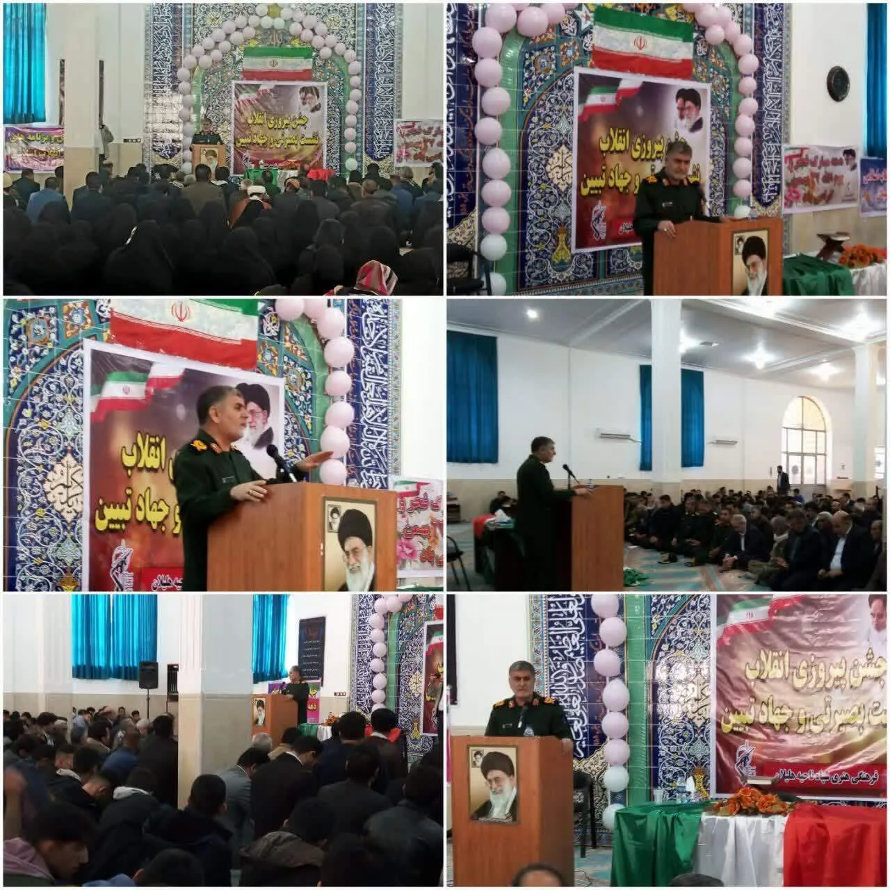 دیدار سردار شاکرمی فرمانده سپاه امیرالمومنین (ع) استان ایلام با بسیجیان شهرستان هلیلان 
