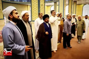 بازدید امامان جمعه و جماعت کشور سوریه از مسجد امیرالمؤمنین(ع) قم