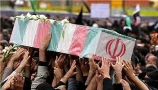 پیکر مطهر سردار شهید &laquo;خوش&zwnj;لفظ&raquo; وارد همدان شد