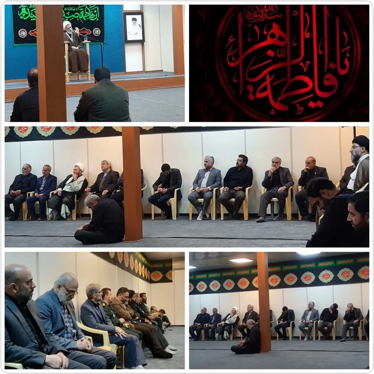مراسم عزاداری شهادت حضرت فاطمه زهرا (س) در بیت امام جمعه پیشوا