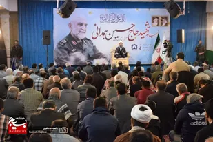 قرائت دعای پرفیض ندبه بزرگداشت هشتمین سالگرد شهید همدانی در امامزاده عبدالله(ع) همدان
