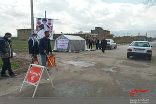 ایست و بازرسی سلامت در روستای توانه