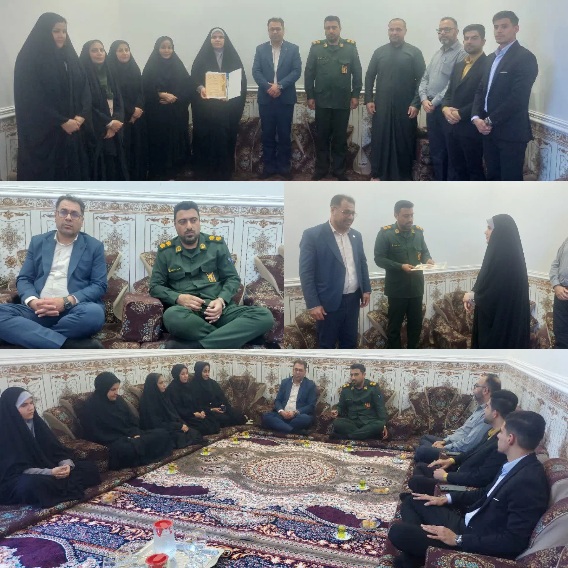 در دیداری سرهنگ دوم پاسدار ناصر سوادی‌پور، فرمانده ناحیه مقاومت بسیج امام رضا(ع) حمیدیه، با رئیس اداره آموزش و پرورش و مدیر مدرسه، از الهه موردی، دانش‌آموز موفق حمیدیه‌ای و دارنده رتبه ۱۸ کنکور سراسری در رشته علوم انسانی، تقدیر و تجلیل شد.