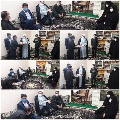 دیدار با رزمنده و ایثارگر دفاع مقدس شهرستان بندر خمیر