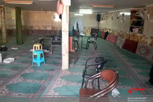 مراسم غبار روبی و نظافت مسجد در مومن آباد برگزار شد