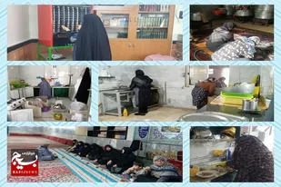 برگزاری آیین غبارروبی مساجد روستای اروانه با مشارکت بسیجیان جهادی