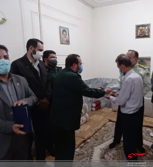 دیدار با خانواده شهید راه علی بامیری در لردگان