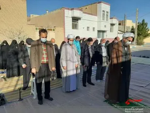 اقامه نماز باران در سرخه