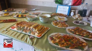 جشنواره غذای سالم در هنرستان فاطمه الزهرا شهرستان صالح آباد برگزار شد