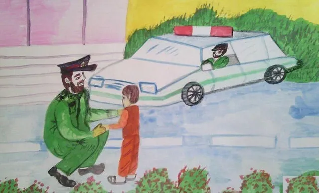 برگزاری مسابقه نقاشی به مناسبت هفته فراجا