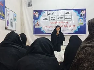 برگزاری نشست بصیرتی به مناسبت هفته دولت در روستای رستمی شمالی