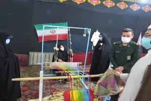 کارگاه حوله بافی سنتی سرخه افتتاح شد