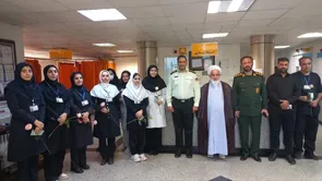 دیدار جمعی از مسئولین آبیک با کادر درمان بیمارستان‌ شهدای آبیک_ بیمارستان ولیعصر(عج)