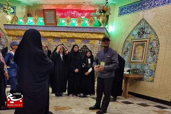برگزاری اردوی بسیجیان پایگاه حضرت مریم(س) صالح آباد