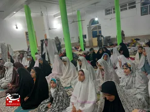 آیین معنوی اعتکاف در مسجد ولی عصر (عج) روستای عالی حسینی تنگستان برگزار شد