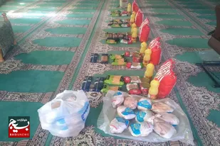 از توزیع 114 نان صلواتی تا 14 بسته معیشتی در روستا مومن آباد