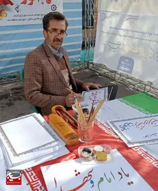 ذبیح&zwnj;الله میرزایی؛ هنرمندی که با جوهر ایمان، تصویرگر جبهه و شهدا شد