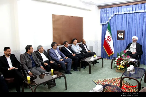 دیدار نوروزی مسئولین استان با آیت الله صفایی بوشهری‎