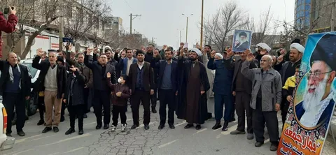 همدان / راهپیمایی مردمی شهرستان فامنین علیه اهانت به قرآن کریم