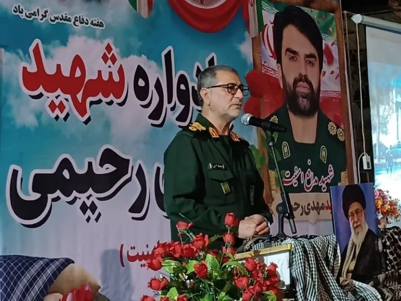 سردار سیدصادق حسینی فرمانده سپاه امیرالمؤمنین(ع) استان ایلام