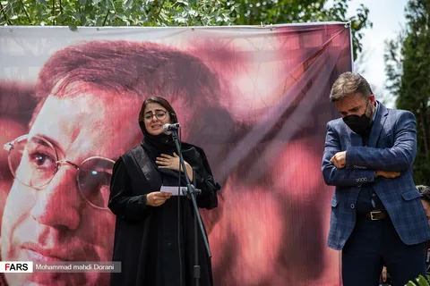 مراسم خاکسپاری زنده‌یاد علی سلیمانی