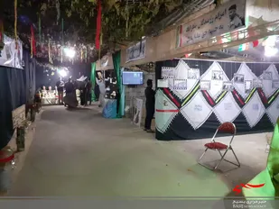 نمایشگاه دفاع مقدس در شهرستان نظرآباد افتتاح شد