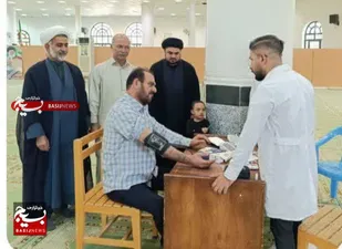 برپایی ایستگاه سلامت جهادی در مصلی فاطمه زهرا (س)ایرانشهر
