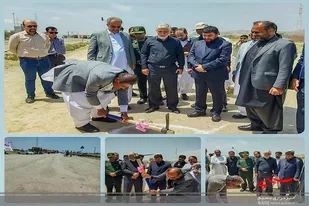 آغاز عملیات اجرایی احداث باند دوم پلیس راه چابهار - سه راهی ریمدان برگزار شد