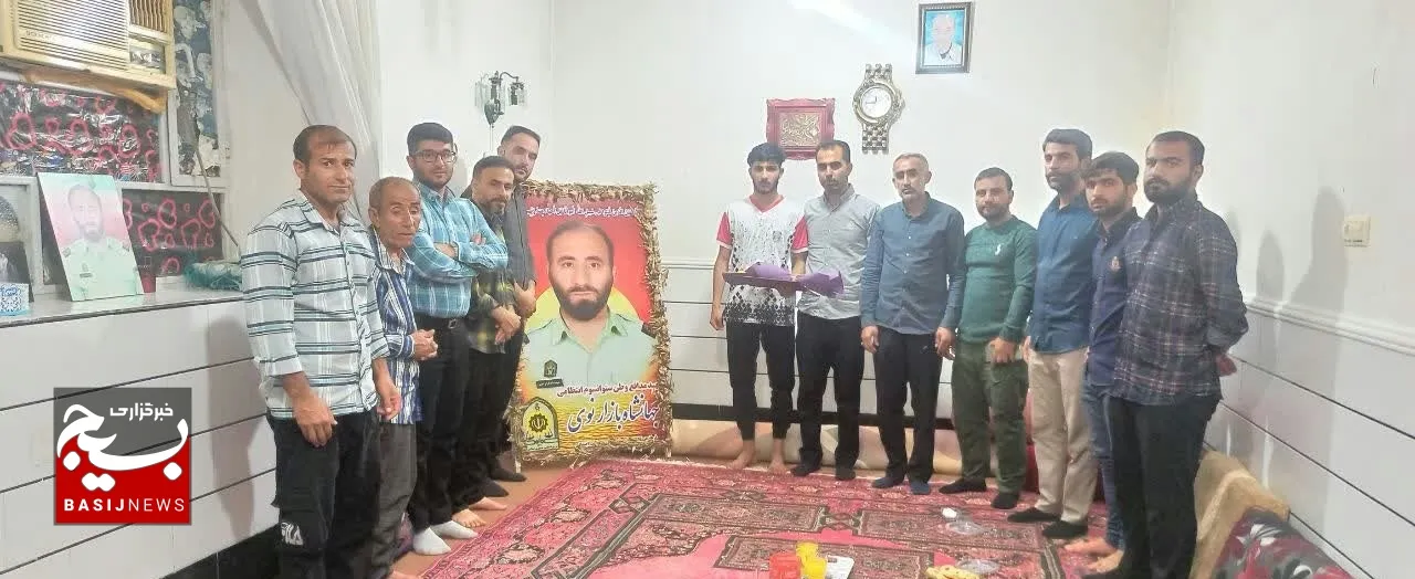 دیدار و همدلی با فرزند شهید مدافع وطن