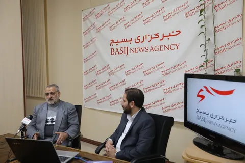 بازدید سخنگوی ارشد نیرو‌های مسلح از خبرگزاری بسیج/ ۲