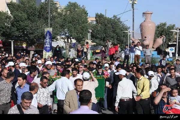 استقبال از خادمان حرم مطهر رضوی در استان چهارمحال وبختیاری