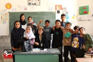 برگزاری اردوی جهادی بسیج دانشجویی استان البرز در روستای حاجی آباد تویسرکان