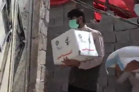 خدمت بی‌منت بسیجیان بندرعباس در طرح شهید سلیمانی