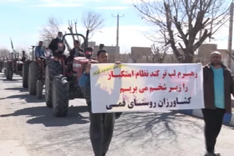 روستاییان: رهبرم لب تر کند، نظام استکبار را زیر شخم می‌بریم...