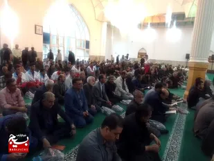مراسم بزرگداشت شهادت رییس جمهور و هیئت همراهشان در شهرستان تربت حیدریه+عکس